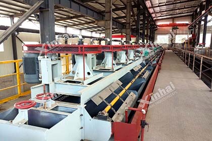 Flotation cell for graphite beneficiation